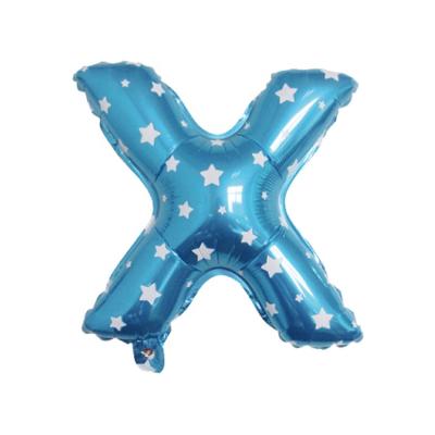 China Advertising Toy Mylar Balloons 16 Inch X Shaped Letter Balloon Balloon Supply China Supply for sale