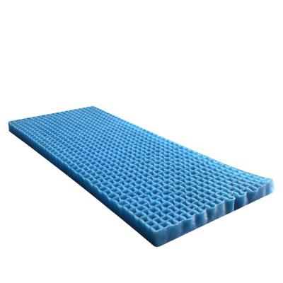 China Foldable stretching cooling mattress topper colchao breathable honeycomb gel gel for sale