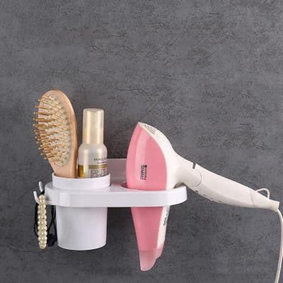 China Viable Adhesive Hair Dryer Holder and Organizer Hair Care Tools Basket for sale