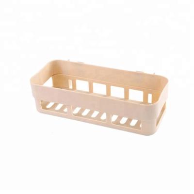 China Super Durable Heavy Duty Bathroom Kitchen Waterproof And Oilproof Plastic Wall Basket For Shampoo, Conditioner, Soap for sale