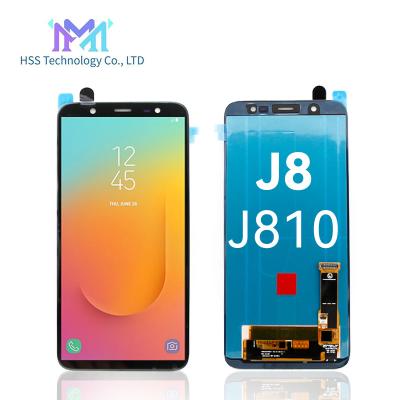 China High Quality Mobile Phone LCD Display Screen Replacement For Samsung Galaxy J3 J4 J7 J8 J9 FOR Samsung J8 for sale