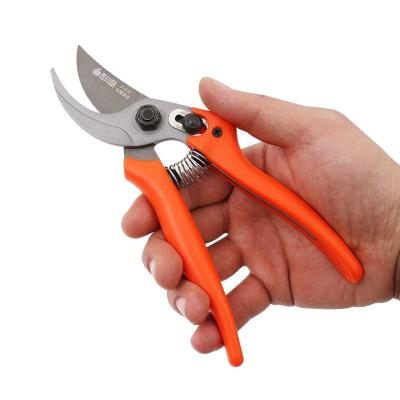 China Anti-skid Handle Garden Shears Labor Saving Garden Pruning Scissors High Carbon Steel Pruning Scissors for sale