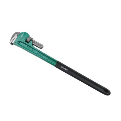 China Rigid Heavy Duty Pipe Wrench Labor-saving Non-slip American Kind Of Aluminum Professional Supply for sale