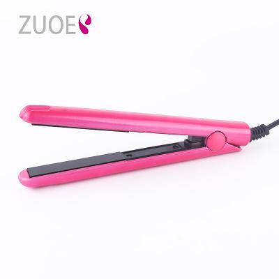 China ZUOER Custom Lowest Price ZR-805 Mini Portable Travel Iron Electric Hair Straightener ZR-020 for sale