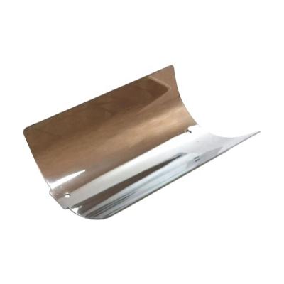 China Small Deep Drawing Aluminum Custom Reflector Finish Mirror Finish Metal Sheet OEM Stamping Part for sale