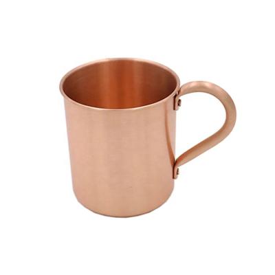 China Amazon Sustainable Best Seller Engraved Copper Cup Moscow Mule Mug for sale