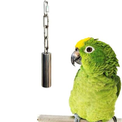 China Amazon 2021 Viable Hot Selling Pet Toys Stainless Steel Bird Toys Parrot Pet Chewing Toys for sale