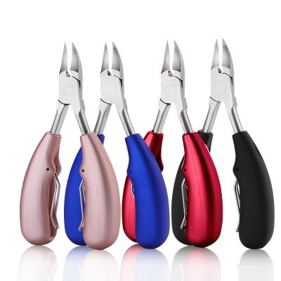 China CUTICLE Beauty Sharp Curved Remover Nail Scissors Manicure Toes Dead Skin Toe Clippers Trimming Nail Clipper Nipper for sale