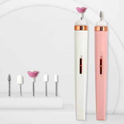 China Electric Nail Grinder Polishing Machine Portable Mini Electric Manicure Art Pen Nail Drill Machine Nail Grinder For Gel Removal NA015 for sale