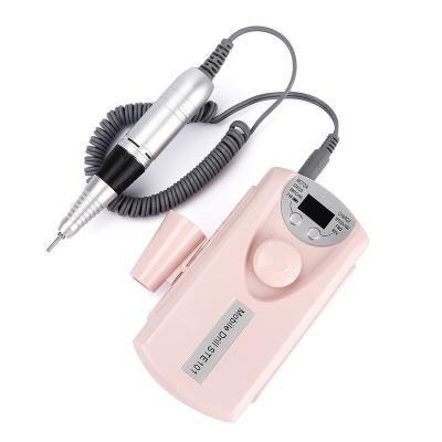 China 30000RPM electric nail drill machine pro portable rechargeable electric manicure pedicure nail file with display NA011 for sale