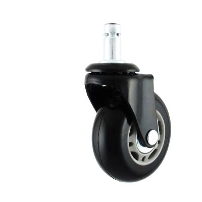 China Modern 65mm PU Chair Caster Wheels Roller Roller Skate For Kitchen Chairs for sale