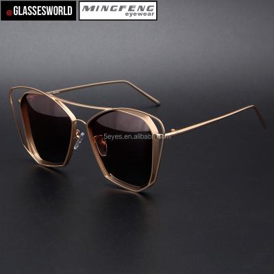 China Fashion Sunglasses Wholesales Fashion You UV400 Metal Sunglasses With Custom Own Brand Logo Polarized Sunglasses for sale