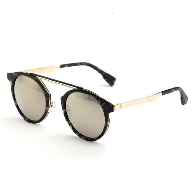 China Fashion Sunglasses Shape Handmade Custom Made Sunglasses With Mirror Lens for sale