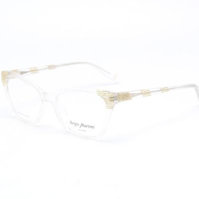 China Fashionable Wholesale High Quality Acetate Glasses With Spot Goods SM-2426 Women Optical Frame for sale