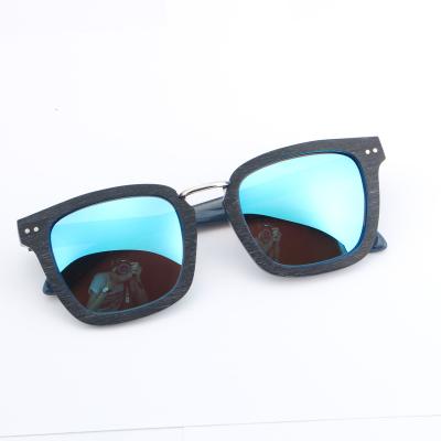 China Fashion Sunglasses China Factory Custom Acetate Wood Like Sunglasses Polarized Sunglasses M1142-2 for sale