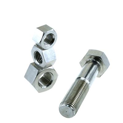 China The surface is smooth M1.6 M1.7 M12 stainless steel hexagon partially threaded bolt DIN931 for sale