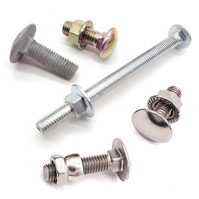 China Structural steel; Metal Buliding; Oil& Gas ; Tower& Polish; Wind Up Bolt M20 M10 M4 Stainless Steel Main Carriage Bolt Round Flat Car Bolt First Energy Fine Thread DIN 603 for sale