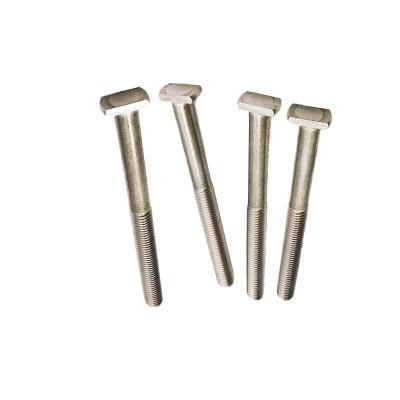 China DIN 7992 Large T Head Bolts Rectangular Head Bolts Construction Lead Silicon Bronze for sale