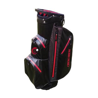 China OEM Logo Nylon Materials 14 Way Waterproof Golf Cart Bag for sale