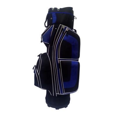 China Fashionable 15 Way Divider Polyester Integral Multi Color Custom Golf Cart Bag for sale