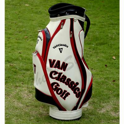 China New arrival PU golf bag, golf staff bag, high quality golf bag for Korean and Japanese market for sale