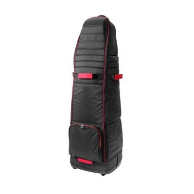 China Custom Two Wheels Polyester Material Carried Golf Travel Bag With Wheels for sale