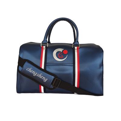 China Chengsheng PU Navy Blue Golf Boston Bag Duffle Bag Shoulder Bag Ready To Ship for sale