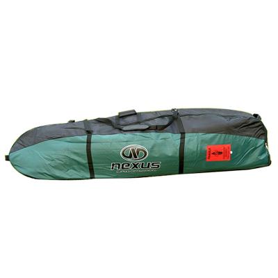 China Custom Durable 1680D Polyester Surfboard Bag OEM Unisex Running Wheeled Surfboard Travel Bag With Wheels for sale