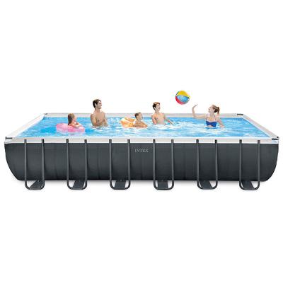 China Professional PVC+steel Manufacturer Metal Steel Ultra Frame Swimming Pool for sale