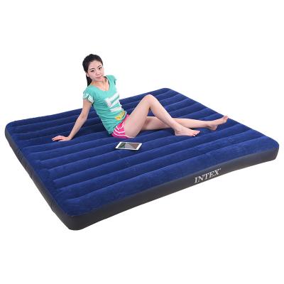 China 2021 Contemporary Cheap Custom Made New Durable Using Blue Assembled Air Mattress Air Mattress for sale