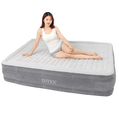 China DURA-BEAM Foldable TWIN SERIES INTEX-67766 MI RISE AIR MATTRESS WITH BIP Air Cushion Beds Queen Size Electric Mattress for sale