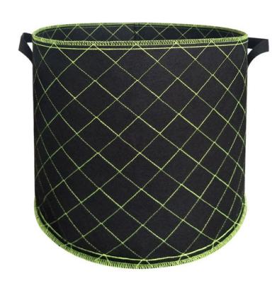 China Farm Amazon Hot Sale Nonwoven Felt Outdoor Fabric Garden Flower Grow Sack Cloth Pot High Quality Grow Bags With Handles for sale