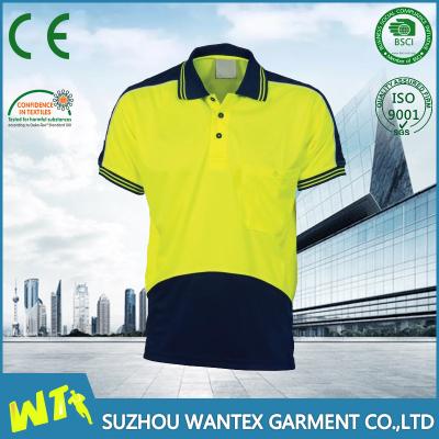 China Motorcycle & Men's Reflective Biker Safety Shorts Sleeve T-Shirts Hi Viz For Industrial Work for sale