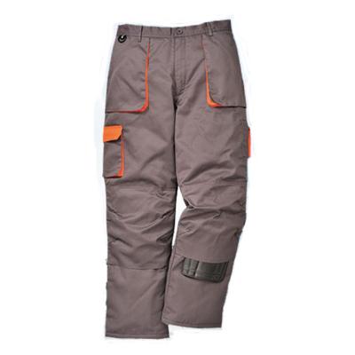 China Wholesale Sustainable Mens Cotton Gray Heavy Duty Poly Worker Cargo Pants With Multi Pockets for sale