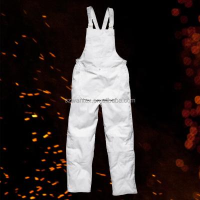 China Overall Non - Toxic Cheap Painters Bib And Brace White for sale