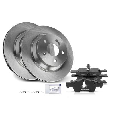 China Rear Disc Brake Rotors & Ceramic Brake Pads for Mercedes-Benz E350 E400 CLS500 for sale