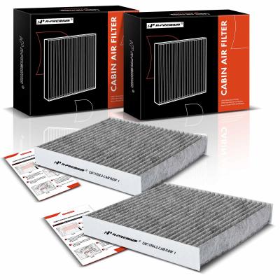 China 2x Activated Carbon Cabin Air Filter for Fiat 500 2012-2019 Center Console for sale