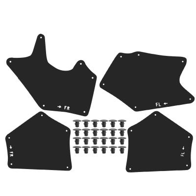 China 4x Front & Rear Fender Liner Guard for Toyota Sequoia Tundra 07-20 Pickup SUV for sale