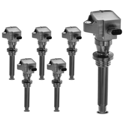 China 6x Ignition Coils for Jaguar F-Pace F-Type XE XF XJ 2013-2019 V6 3.0L 3 Pins for sale