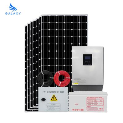 China Hot Selling 5000w Off-Grid Solar Generator System Kit For Home Solar Power System 5kw for sale