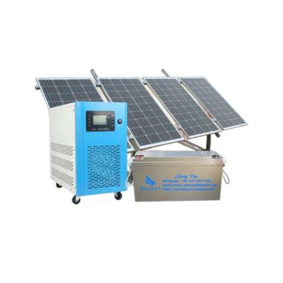 China External Battery Power Generation System 220v Household 2-5KW Solar Photovoltaic Off-Grid Energy Storage System for sale