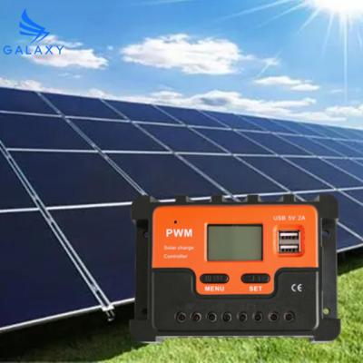 China Solar charger controller High efficiency PWM 12V 24V 48V 10a 20a pwm charge controller for sale