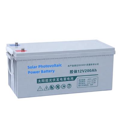 China Solar Powered Storage System Battery 12V 24AH 100Ah 120Ah 150Ah 200Ah 250Ah AGM Deep Cycle Sealed Lead Acid Batteries 24Ah ~250Ah for sale