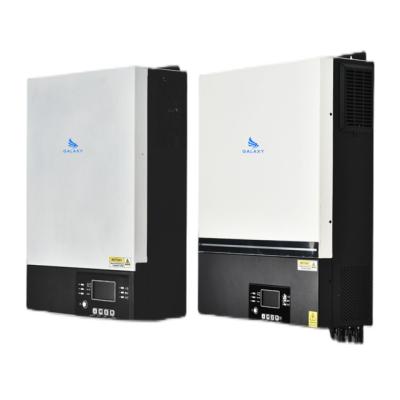 China hybrid solar inverter 11Kw off grid solar inverter 11000w with 48V 80A solar charge controller and grid charger 439*196*141mm for sale