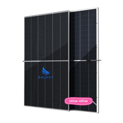 China Hot Sale 585W 590W 595w 600W 605w 700W Solar Cell Half Cell PV Module Mono Solar Panel 5BB 9BB 182mmx182mm for sale