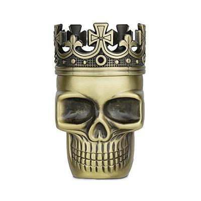 China Mini Personalizado Novelty Skull Crusher Portable Herb Smoking Accessory Grinder Weed for sale