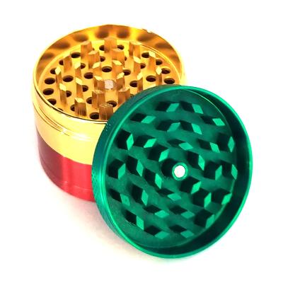 China Cheap Custom Tobacco Grinder 55mm Luxury Herbal Grinder Grinding Of Tobacco Weed for sale