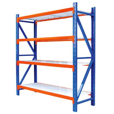 China Good Quality Corrosion Protection Ownace Light Duty Metal Racks Steel Shelving Warehouse Storage System for sale