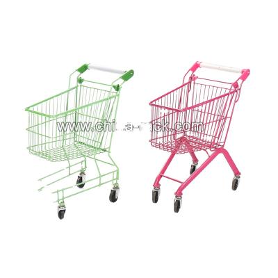 China Kids Mini Shopping Cart Convenience Kids Supermarket Trolley for sale