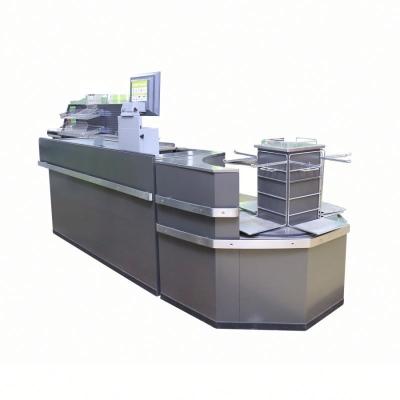 China Supermarket; Ownace Good Quality Front Desk Cash Register Table for sale